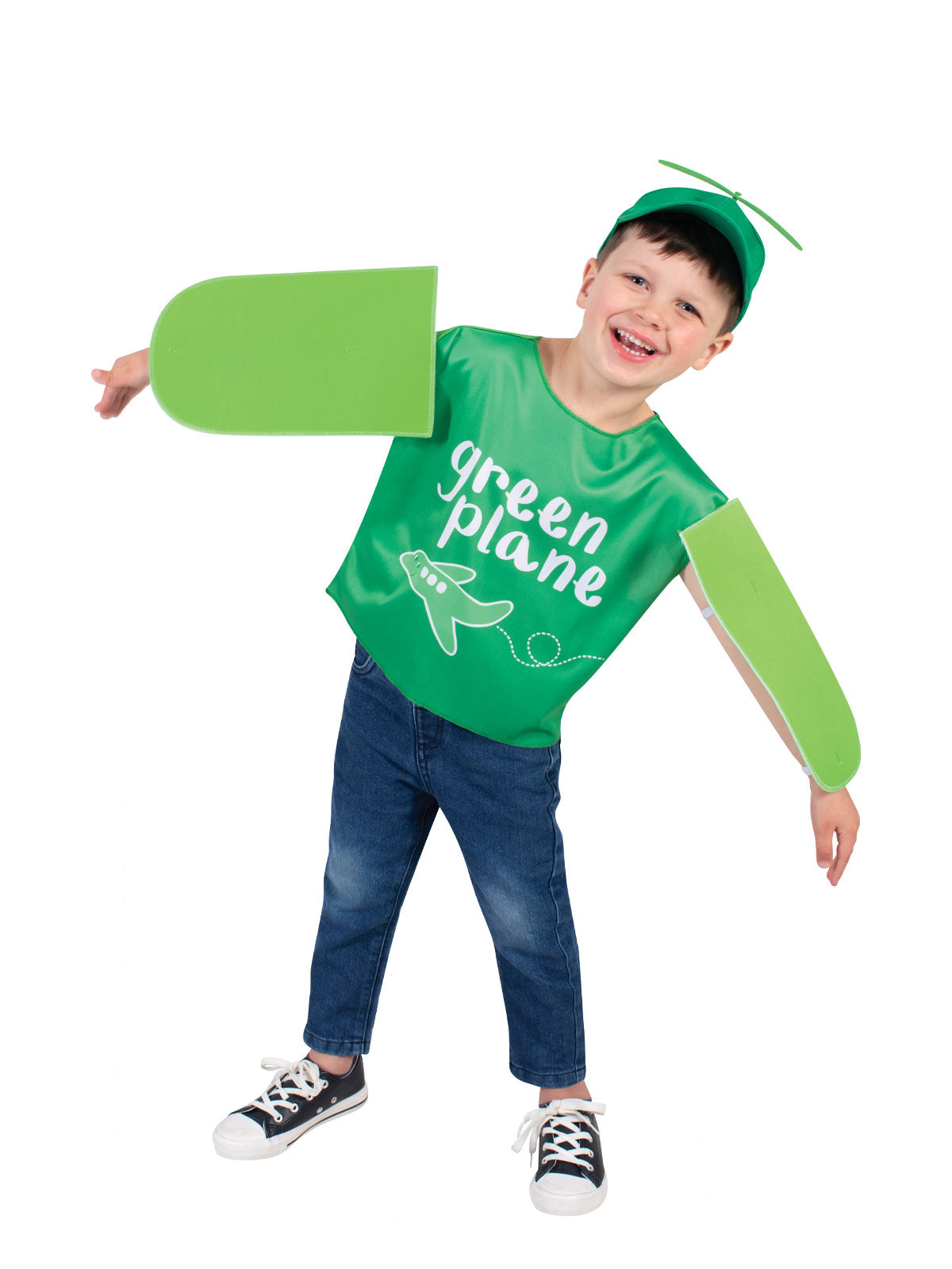 Emma Memma Green Planes Costume, Child