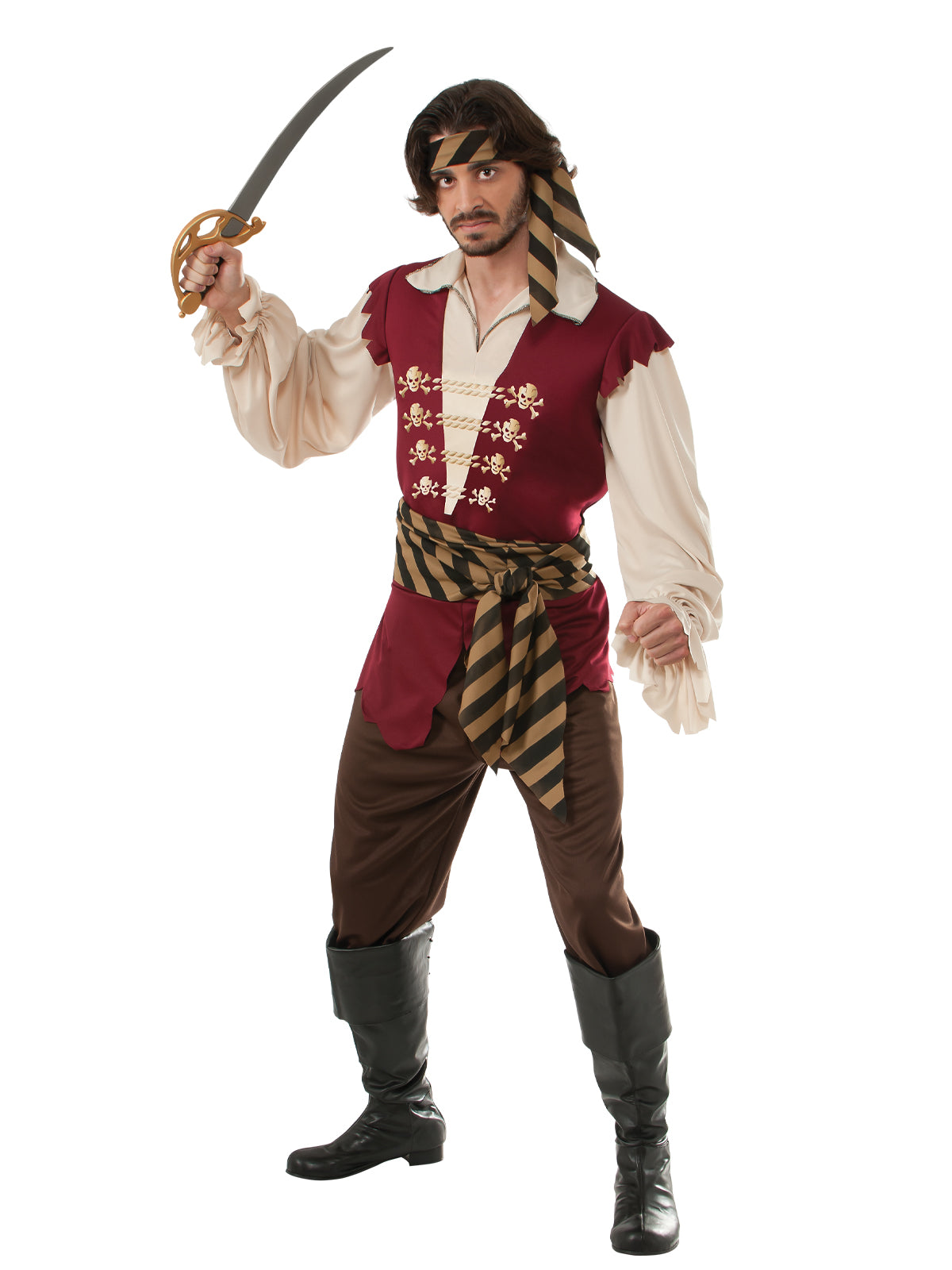 Pirate Raider Costume, Adults