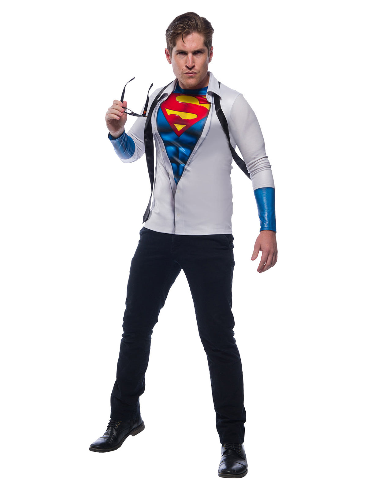 Superman Photoreal Costume Top, Adult