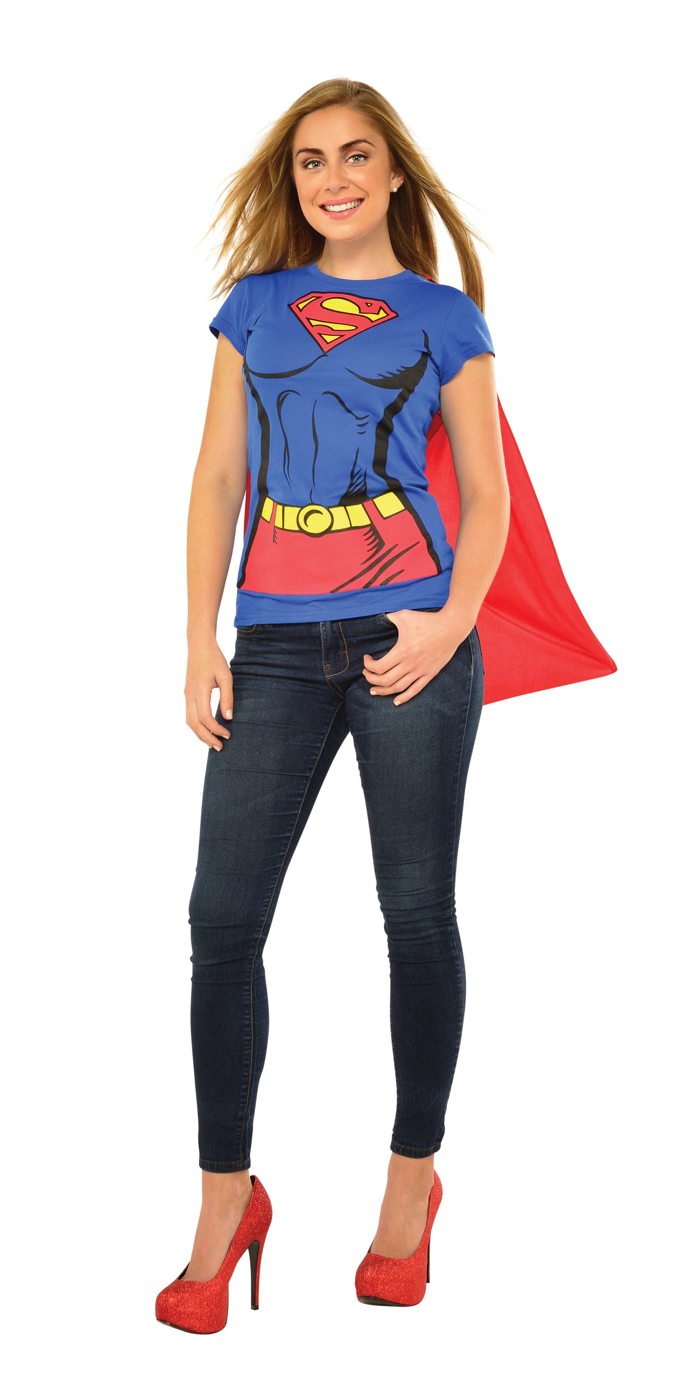 Supergirl Tshirt Womens, Adult