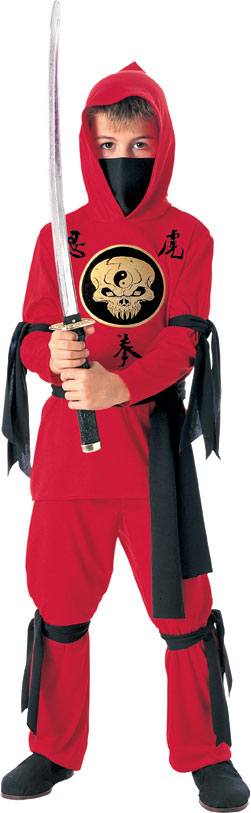 Red Ninja Costume, Child