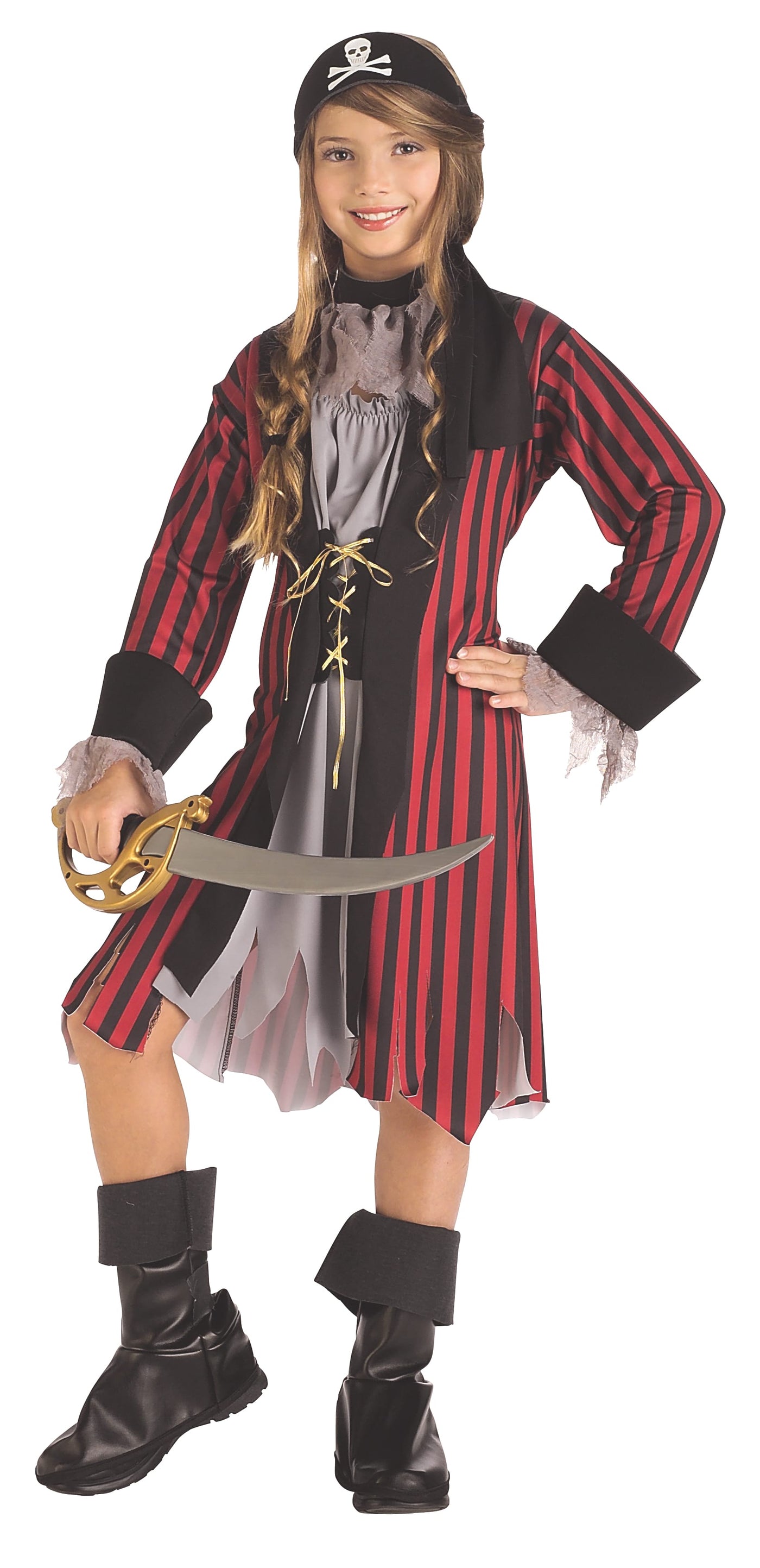 Caribbean Princess Pirate Costume, Child