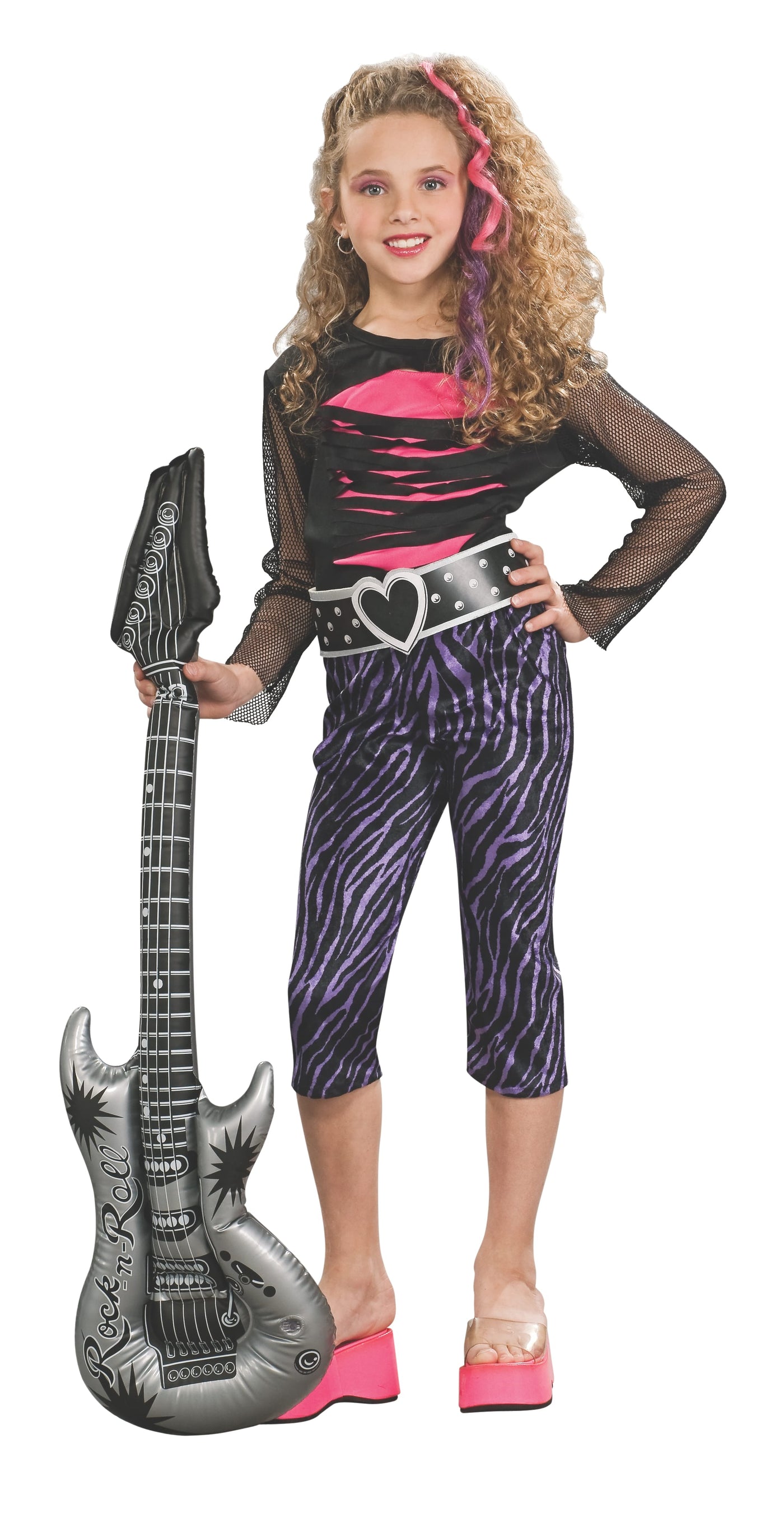 80S Rock Star Costume, Child