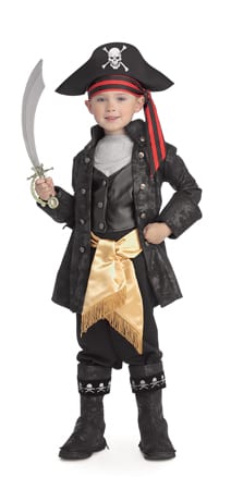 Captain Black Deluxe Costume, Child