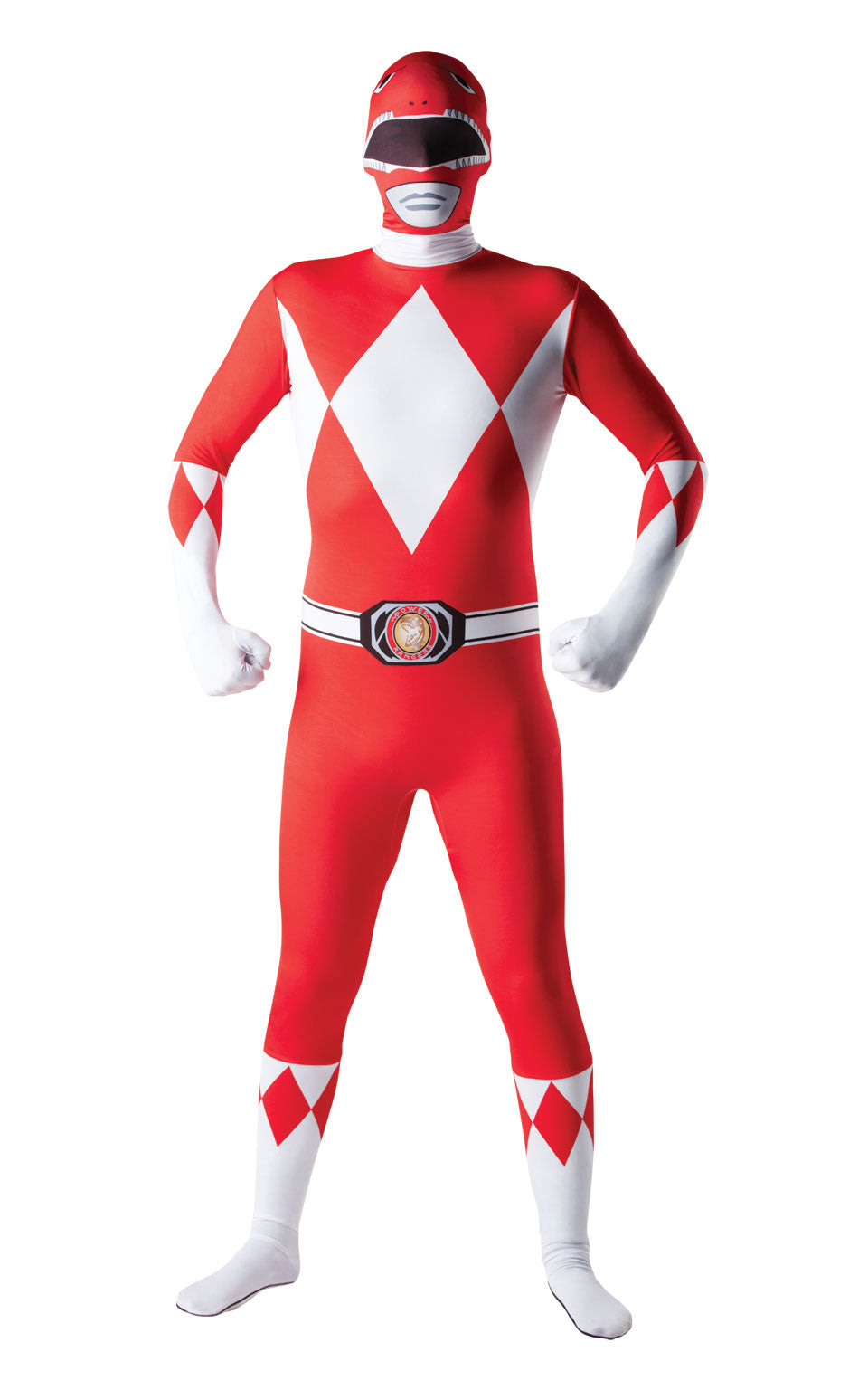 Red Power Ranger 2Nd Skin Suit, Adult