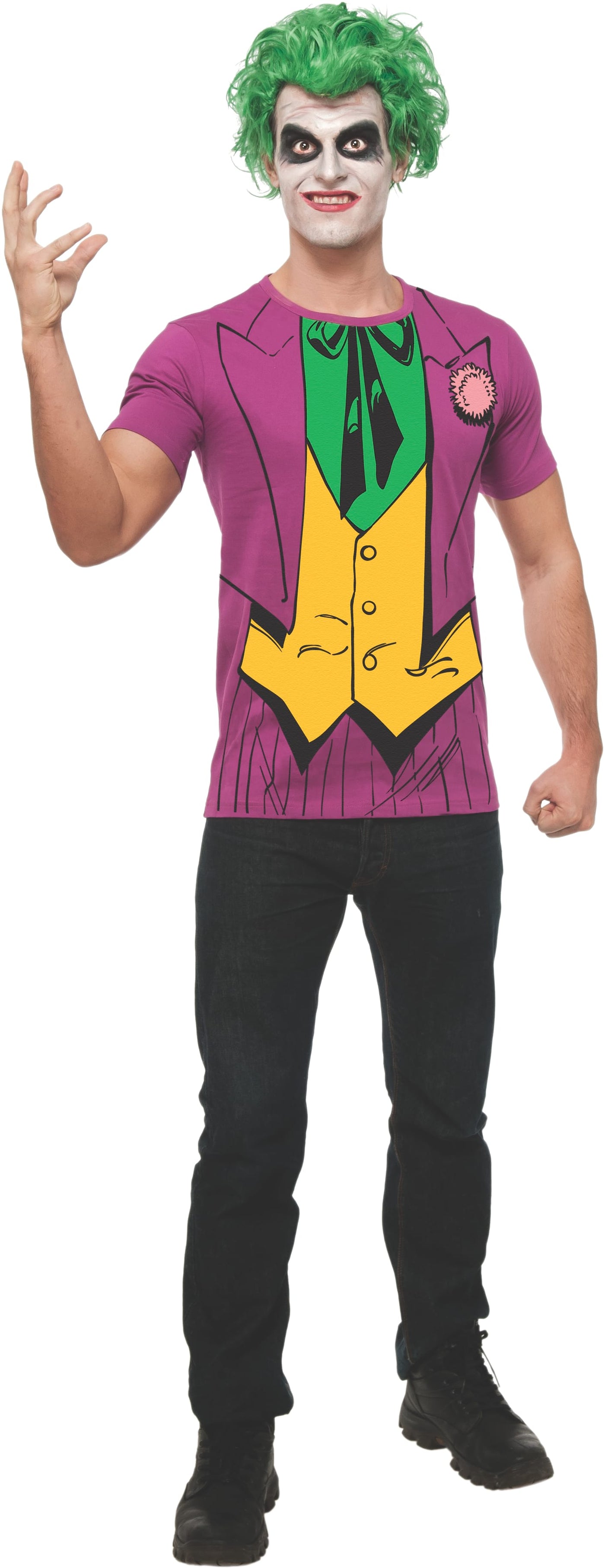 The Joker Tshirt And Wig, Adult