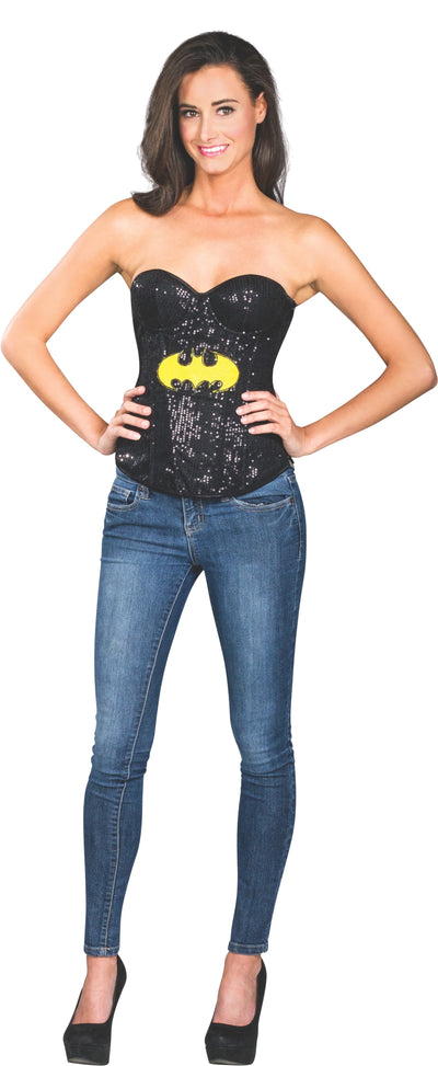 Batgirl Sequin Corset, Adult