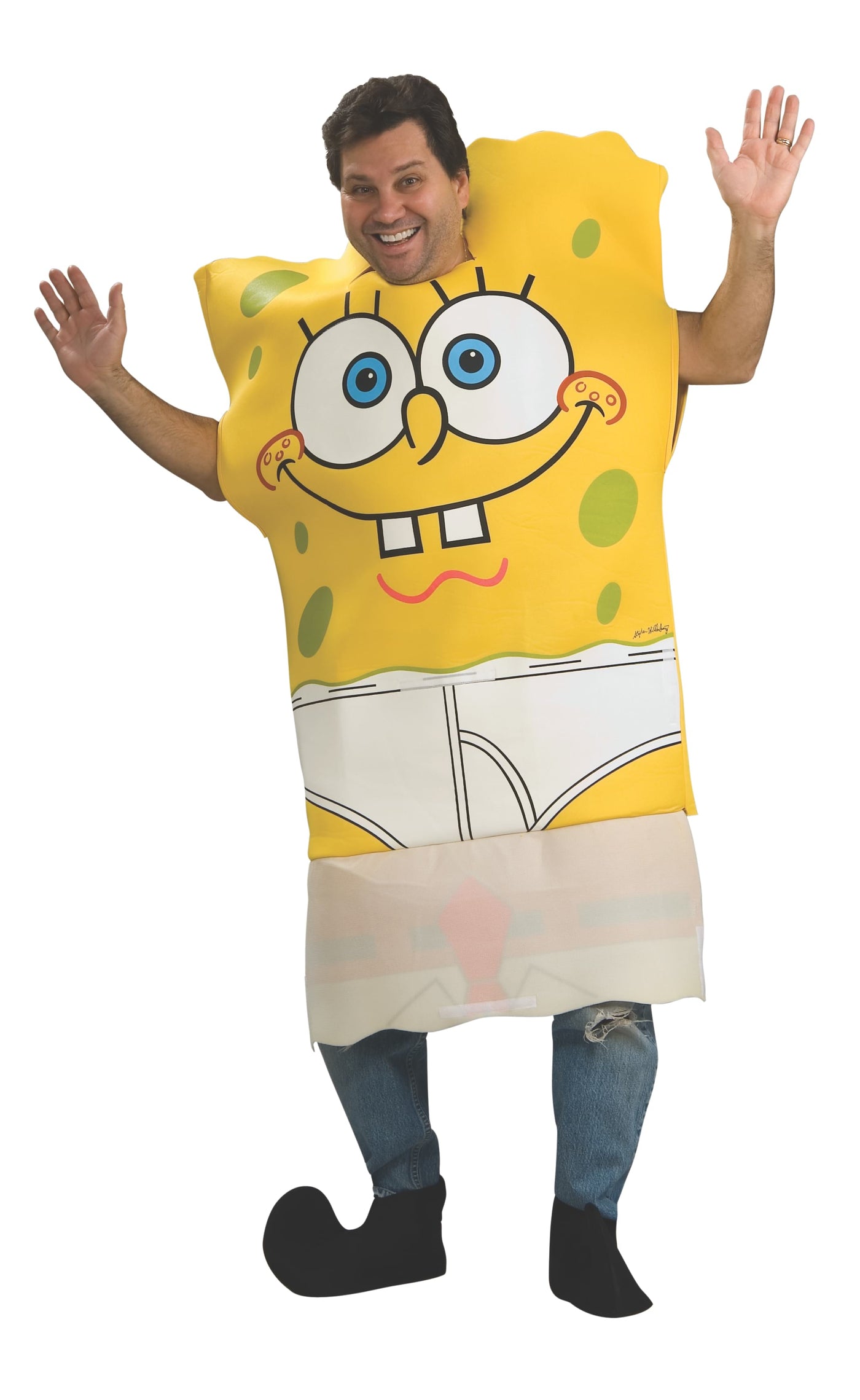 Spongebob Foam Costume, Adult