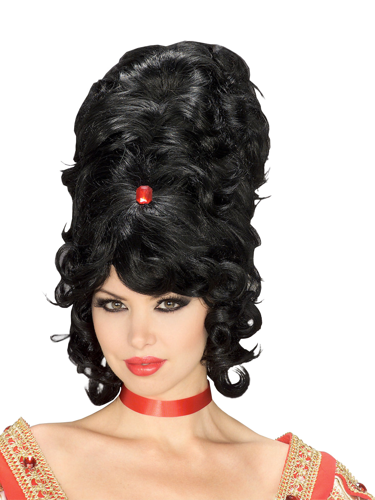 Beehive Wig, Black - Adult