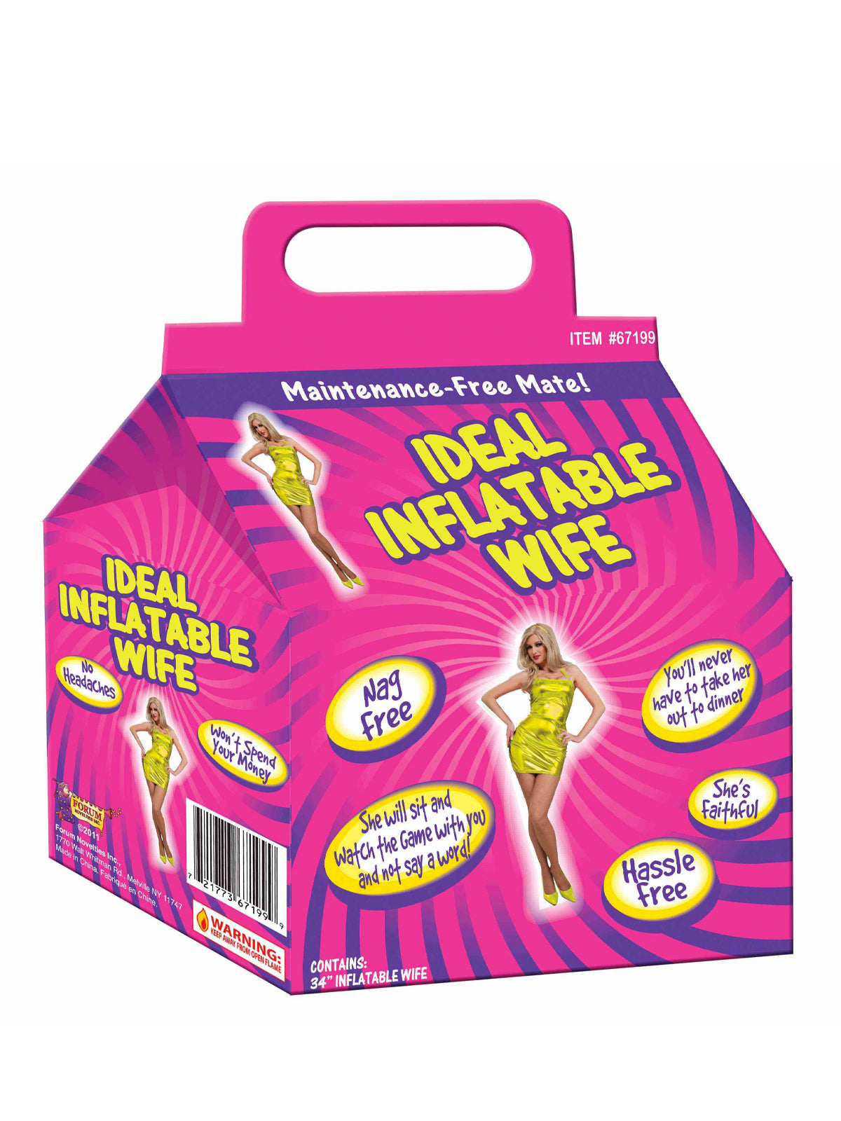 Inflatable Wife Costume - 34" (86Cm) Tall